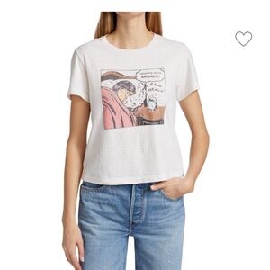 NWT Re/Done Wake Me Up Saturday tee